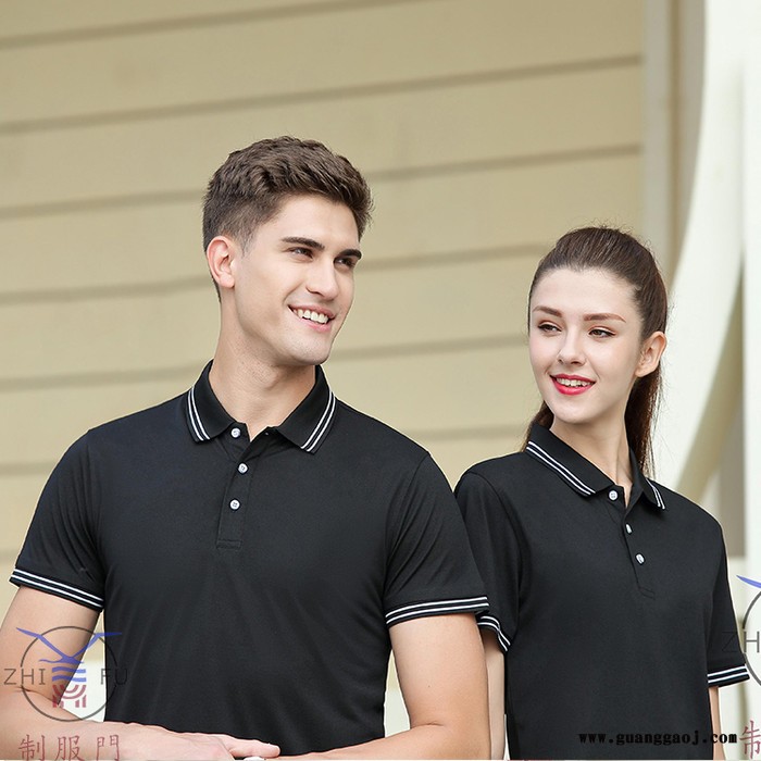 2022夏款POLO衫定制 男女翻领上衣  男女T桖衫定制 广告衫 工作服定制 丝光棉 宽松纯色纯棉短袖上衣图6