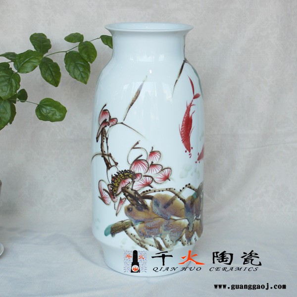 家居礼品定制好 景德镇唐龙陶瓷花瓶厂图2