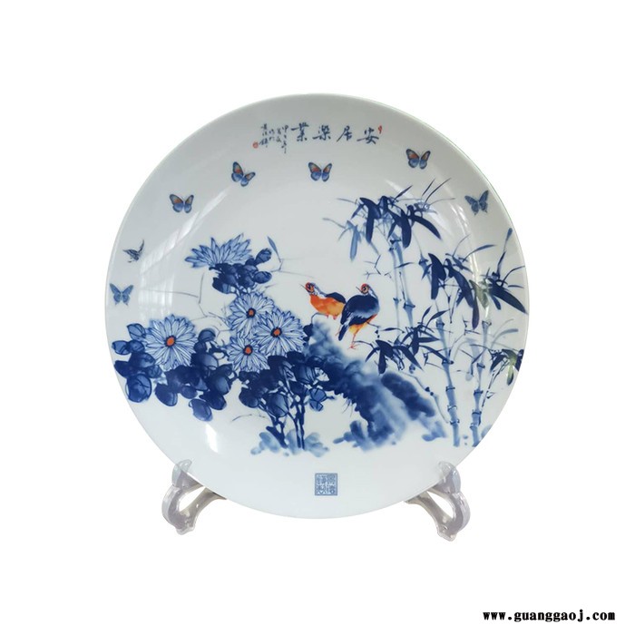 陶瓷礼品纪念盘 节日活动促销礼品订做logo 加照片图8