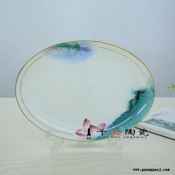 千火陶瓷 景德镇手绘礼品餐具套装图3