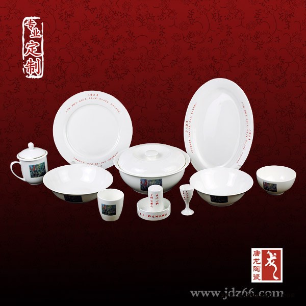 千火陶瓷 便宜的餐具批发 景德镇高温餐具 定制礼品餐具图4
