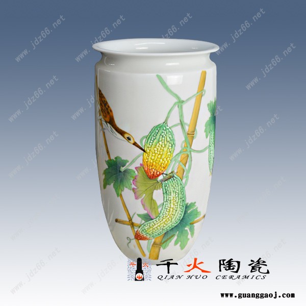 千火陶瓷 陶瓷礼品花瓶订制厂家 陶瓷礼品定制图2