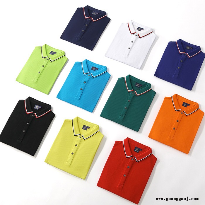 商务Polo衫 广告衫 定做工衣 定制工作服印logo 翻领T恤图2