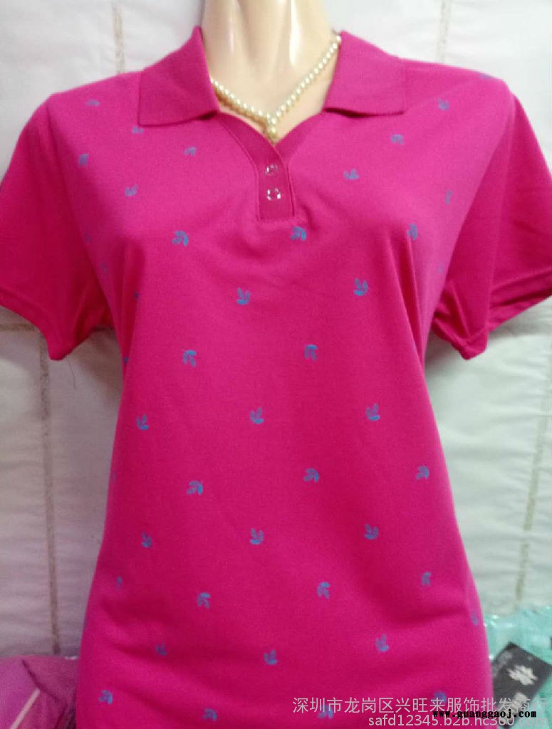 前店后厂短袖纯棉T恤衫批发女装批发休闲运动服装批发承接定做加工T恤广告衫图1