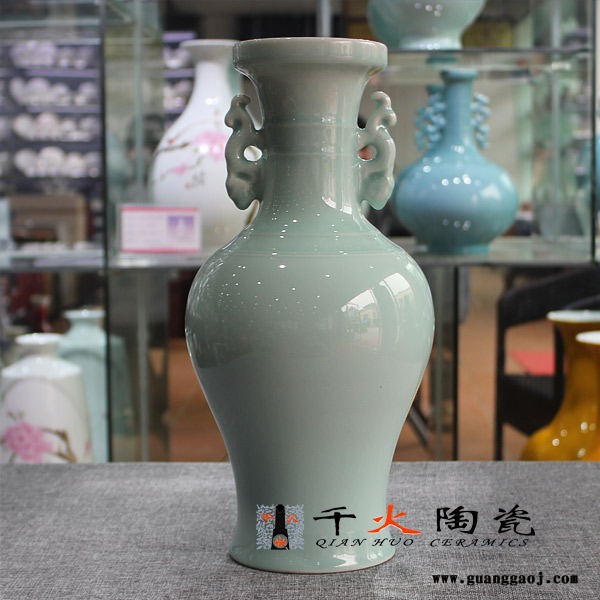 千火陶瓷 外事礼品花瓶定制图2