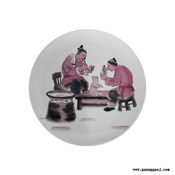 纪念品陶瓷盘子生产厂家图8