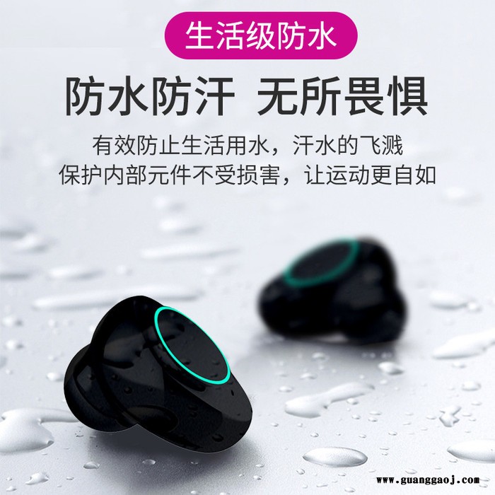 政德 无线蓝牙耳机TWS工厂定制运动蓝牙耳机时尚美观图5