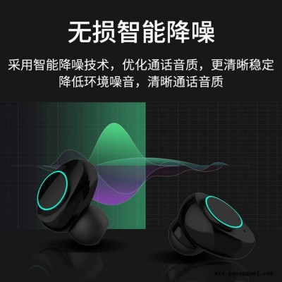 政德 无线蓝牙耳机TWS工厂定制运动蓝牙耳机时尚美观
