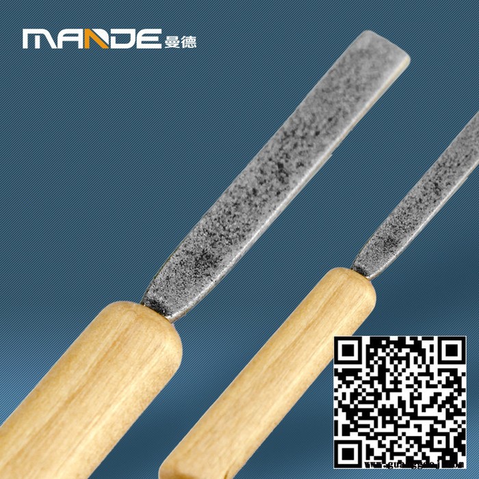 曼德1707012 DIY工具锉子玻璃工艺品扁锉金刚石锉刀舒适手柄 打磨玻璃毛刺多用途图6