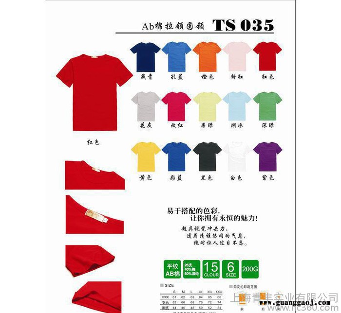 女式T恤 短袖翻领t恤广告衫印制 定做文化衫 志愿者工作服T图2