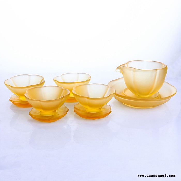 卡普拉 水晶琉璃茶具套装 雅物中山礼品定制 采购奖品 北京礼品公司定制 小礼品公司 MY-HXSM-Y-L5-140图3