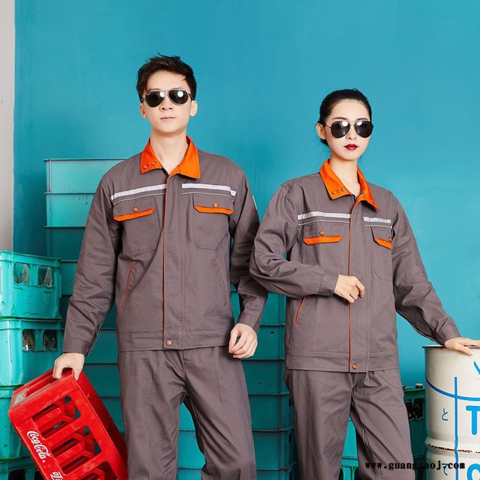 工作服套装 工厂工作服  劳保服批发定制 劳保服批发 长袖棉工作服 服装定制图5