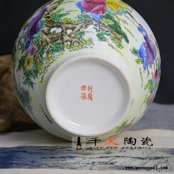 简单花瓶礼品瓷 礼品瓷花瓶厂家图3