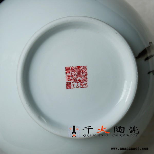 创意礼品花瓶 水点桃花花瓶图7