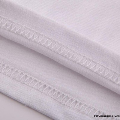 纯棉圆领短袖广告衫 文化衫班服定制 企业LOGO个性diy