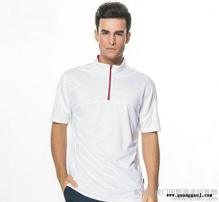 工作服定制运动polo衫定做工衣班服短袖纯色翻领广告衫 直销图2