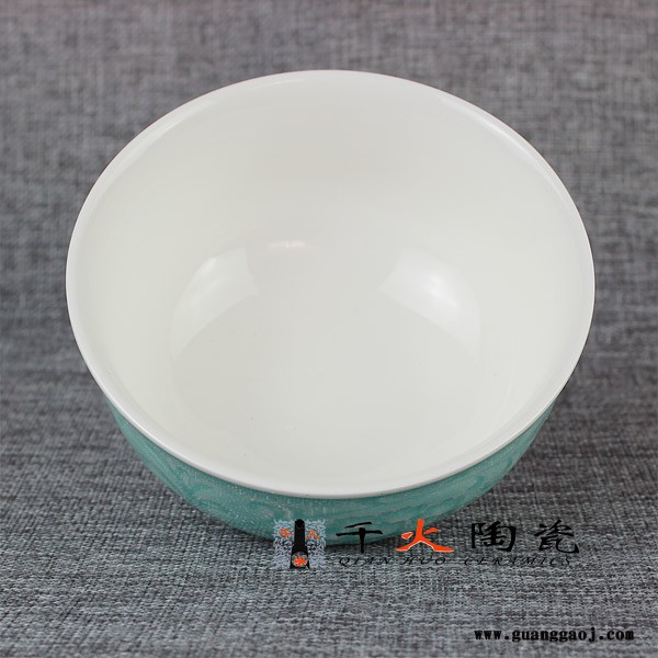 千火陶瓷 色釉饭碗定制十件装色釉定制图6