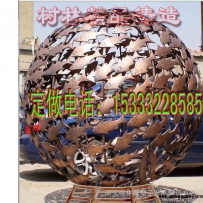 工艺礼品店_工艺礼品定制大型铸铜镂空球雕塑