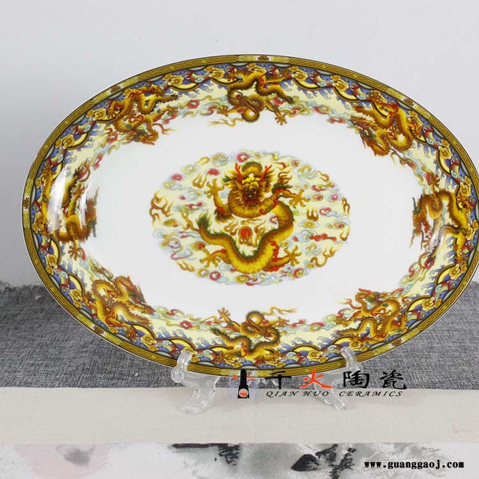 千火陶瓷 陶瓷餐具厂家 批发陶瓷餐具套装 表彰纪念礼品餐具图4