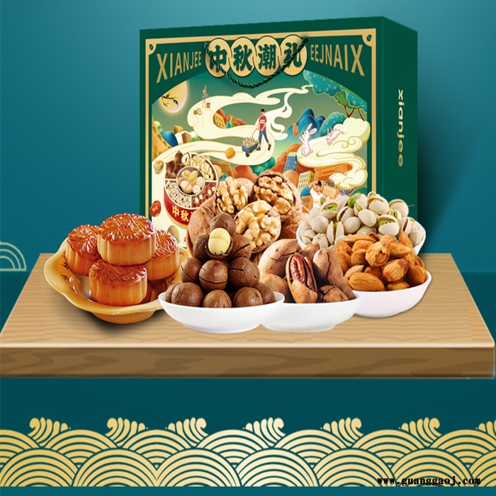 鲜记 中秋潮礼 雅物中秋博饼奖品 金银礼品定制 定制礼物的网站 给员工家属的礼物 企业礼品网 MY-TMSP-L5-03图2
