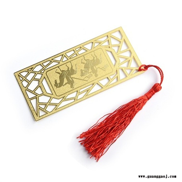 黄铜书签  学生教师礼品 校庆礼品书签 空白效果 任意刻LOGO,欢迎定制图2