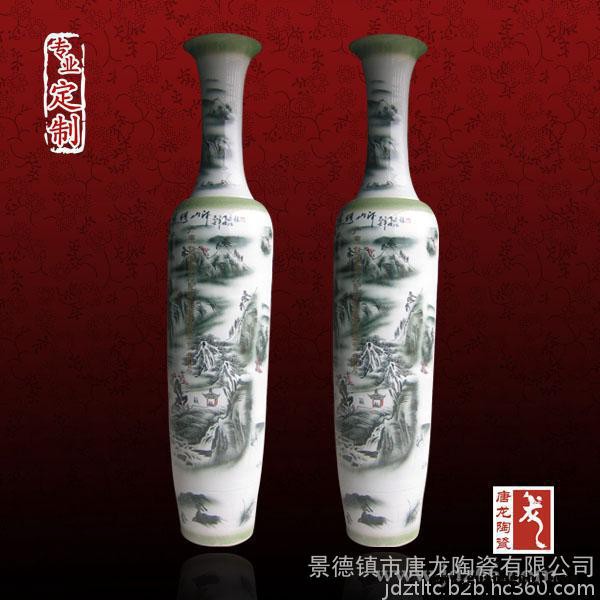 景德镇开业礼品花瓶批发订做 陶瓷3米大花瓶 开业礼品大花瓶图7