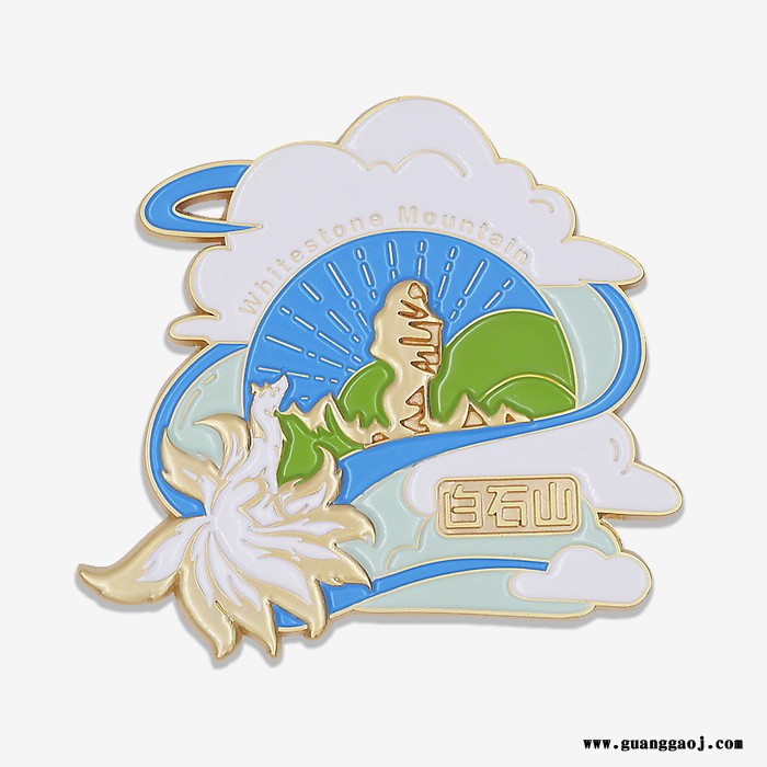 金属冰箱贴定制 创意卡通金属磁贴旅游景区文创纪念礼品非遗定做图4