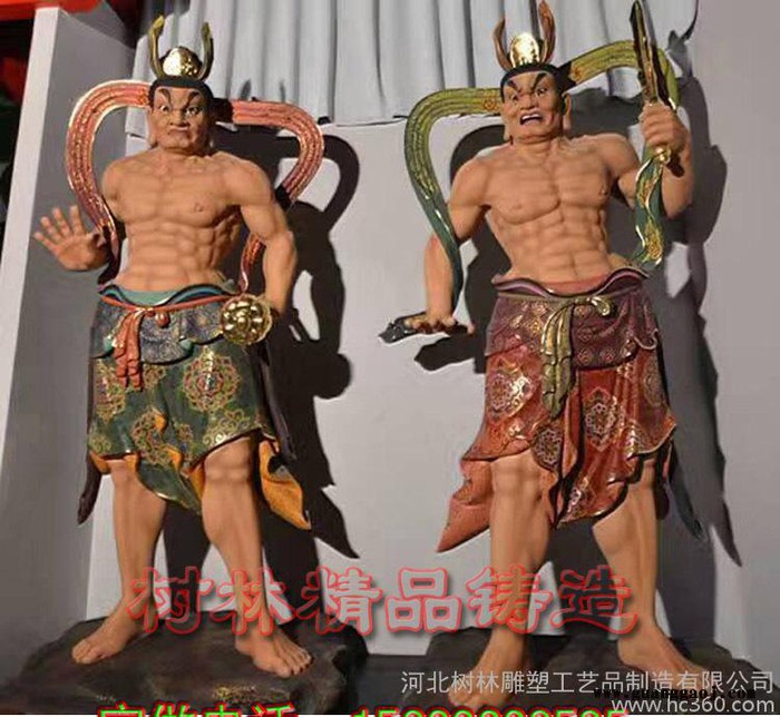 铸铜千手观音 铜佛像 铜关公武财神像 十八罗汉神像 来样定制创意家居摆件 弥勒香炉 陶瓷工艺礼品图3