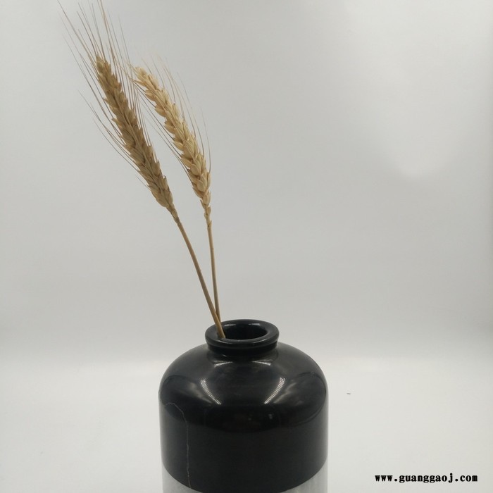 大理石创意家居桌面装饰串色大理石花瓶花插定制礼品 现货可售图6