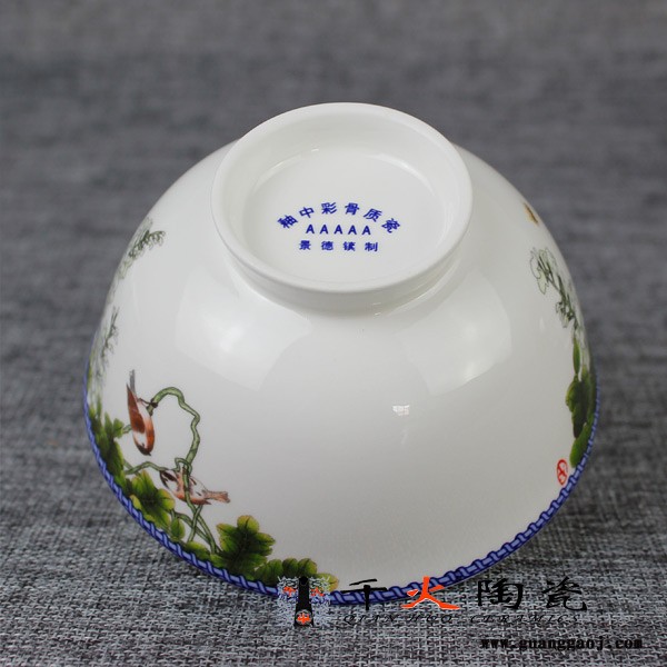 促销活动用陶瓷碗定制 景德镇餐具定做图5