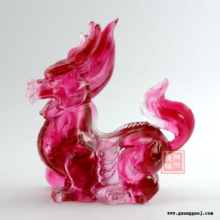琉璃貔貅原图琉璃摆件礼品定制琉璃福禄钠财金玉满堂琉璃火麒麟礼品定制图4