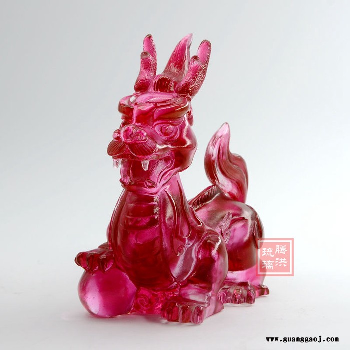 琉璃貔貅原图琉璃摆件礼品定制琉璃福禄钠财金玉满堂琉璃火麒麟礼品定制图3