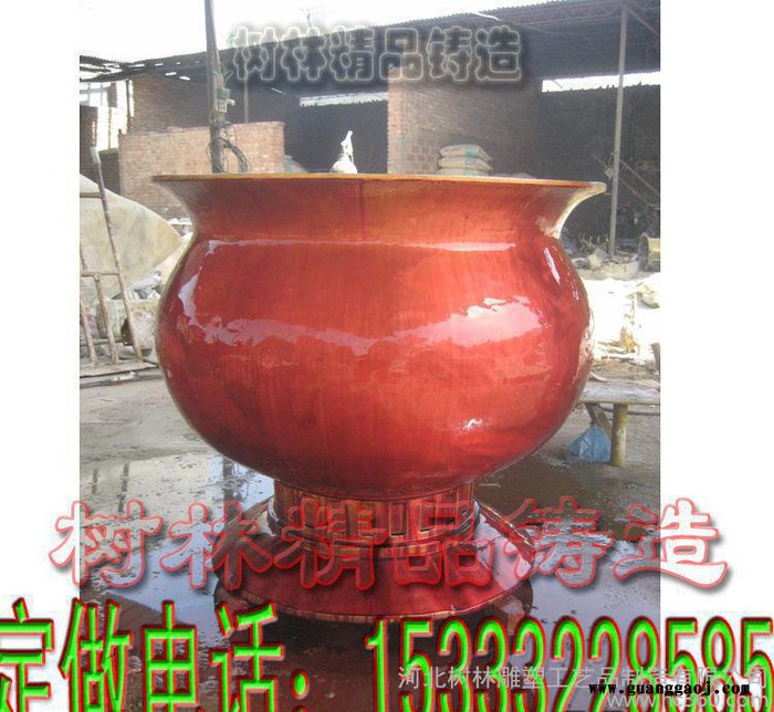 大型工艺礼品店_铸铜大缸故宫缸工艺礼品定制 批图2