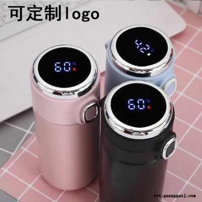 304不锈钢智能豌豆保温杯 男女学生创意礼品水杯广告杯子定制