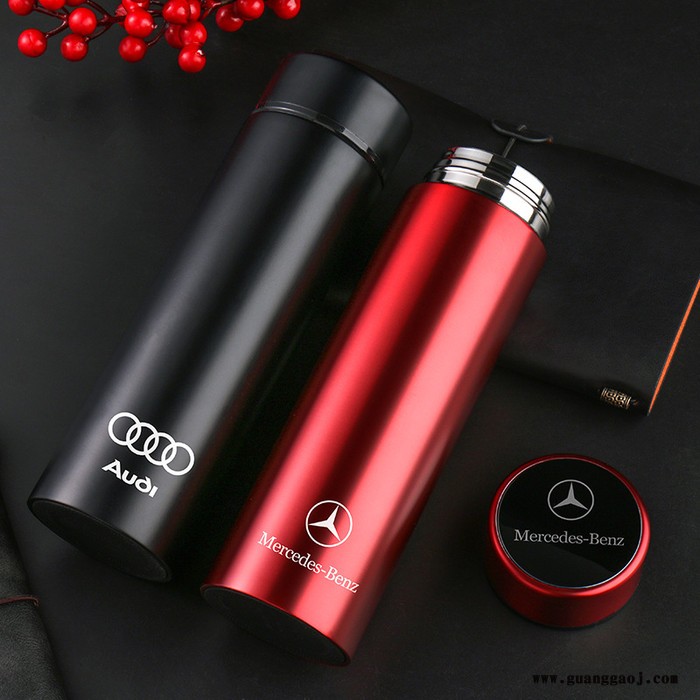304不锈钢 商务直杯保温 杯创意礼品水杯广告杯子定制logo 保温杯图4