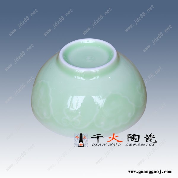 千火陶瓷 青釉饭碗定制图2
