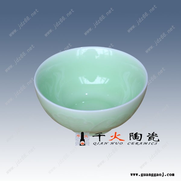 千火陶瓷 青釉饭碗定制图4
