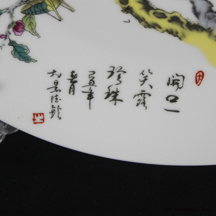 景德镇陶瓷礼品纪念盘 订做感恩礼品 纪念盘上加图案LOGO厂家订做图3