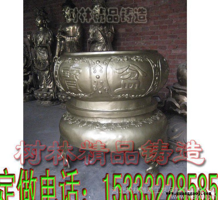 新故宫铜缸公司铸铜铜缸商家仿古**铜缸价格千秋香炉铜鼎大型落地工艺品商务开业乔迁礼品创意铸铜厂家图3