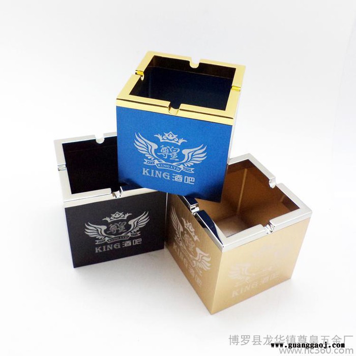 供应立方体型金属烟灰缸 时尚创意家居礼品 提供多种颜色 大批量定制图2
