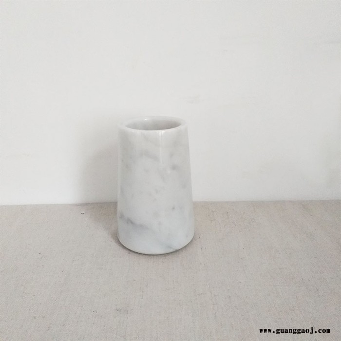 卡拉拉白大理石桌面创意装饰笔筒尺寸可定制毕业礼品现货可售图5