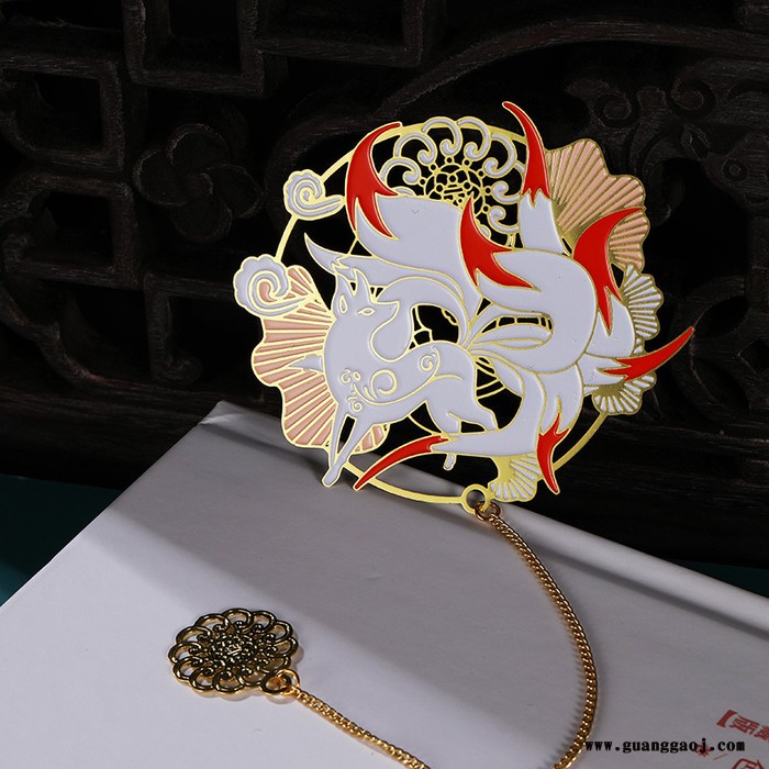 金属书签定制 宝相花系列 文创设计镂空创意送人小礼品景区定制 欢迎来图定制图4
