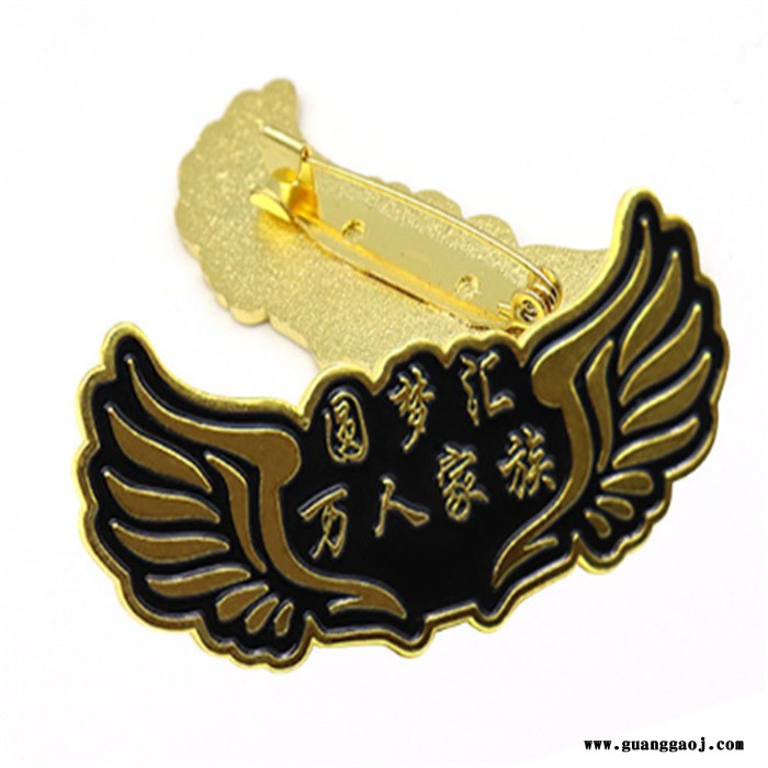 锦宏供应年会胸章金属文创徽章定制logo胸章定做烤漆司徽异形胸针礼品徽章 冲压金属徽章 创意金属徽章 创意金属徽章订做图3