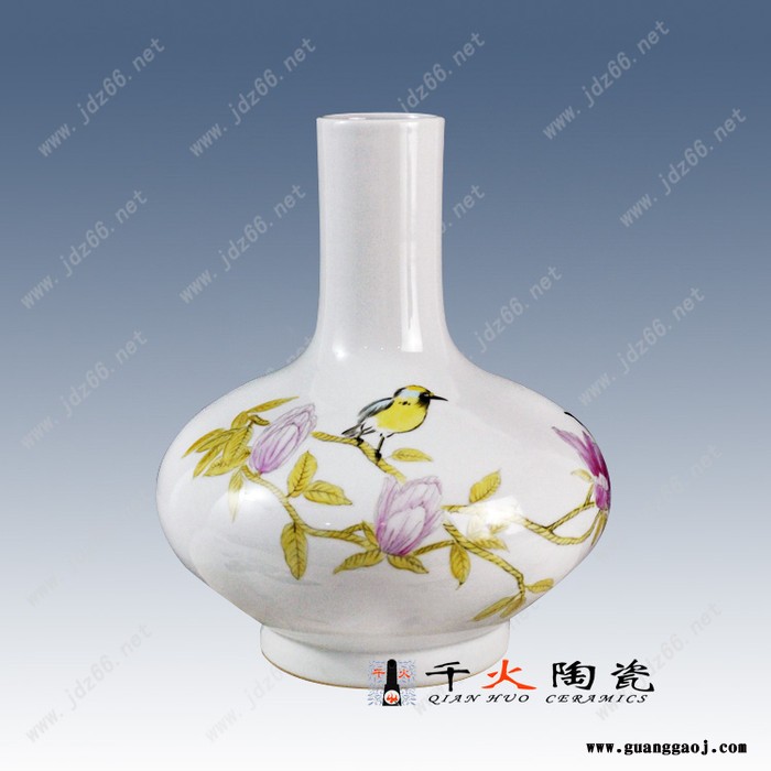 纯手绘庆典景德镇陶瓷开业礼品花瓶厂家图4