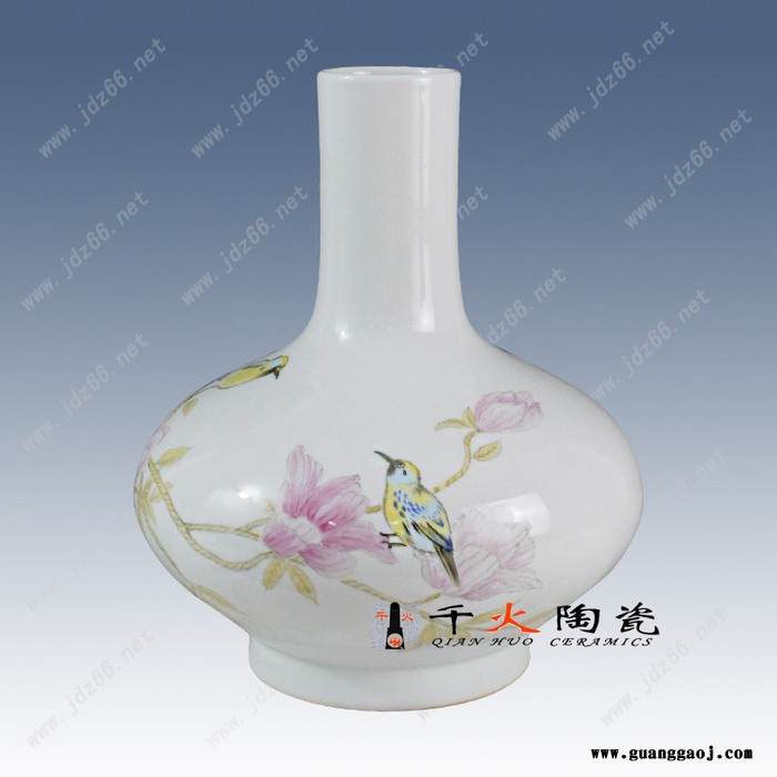 纯手绘庆典景德镇陶瓷开业礼品花瓶厂家图2