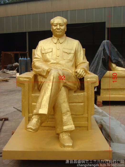 昌盛铜雕各种 大型铸铜雕塑风采**像大型落地铸铜工艺品摆件开业乔迁创意礼品图4