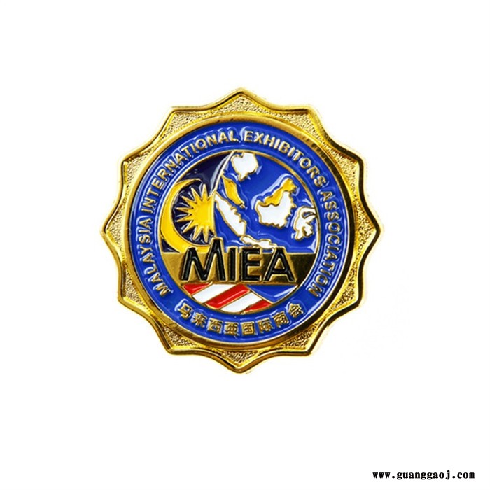 金属徽章定制 创意金属工艺礼品徽章纪念品 各类金属徽章定做厂家纪念币徽章厂家图3