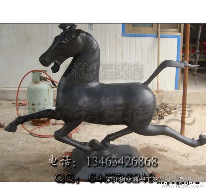 仿古青铜器万里飞马 动物铜雕摆件 创意铸铜工艺品收藏礼品厂图3