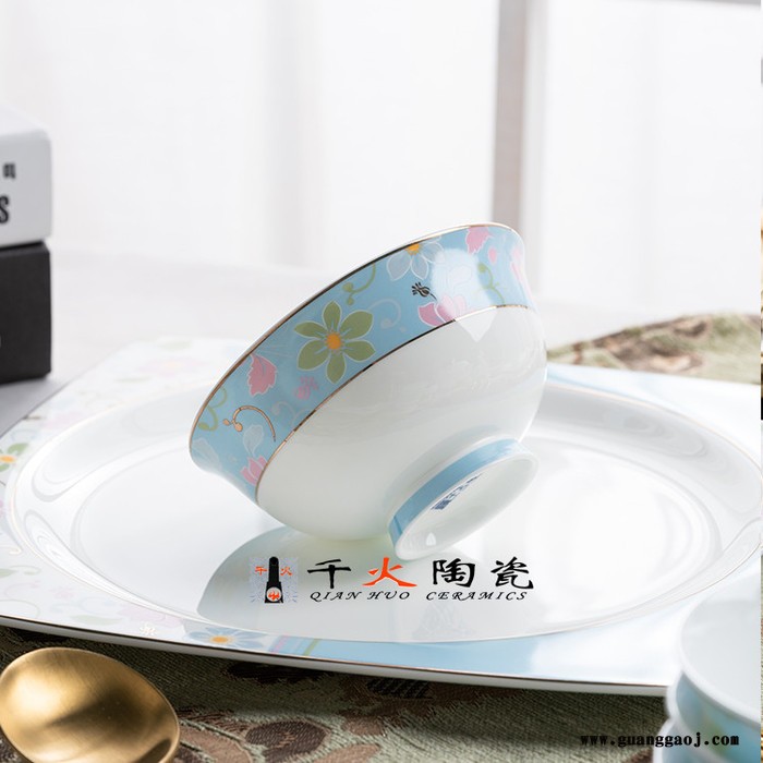 定制陶瓷餐具厂家 广告促销礼品碗印字图4