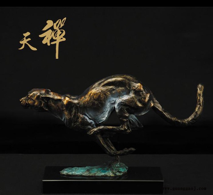 仿古创意铜质家居礼品 生龙活虎铜艺摆件 招财辟邪动物铜雕工艺品图3
